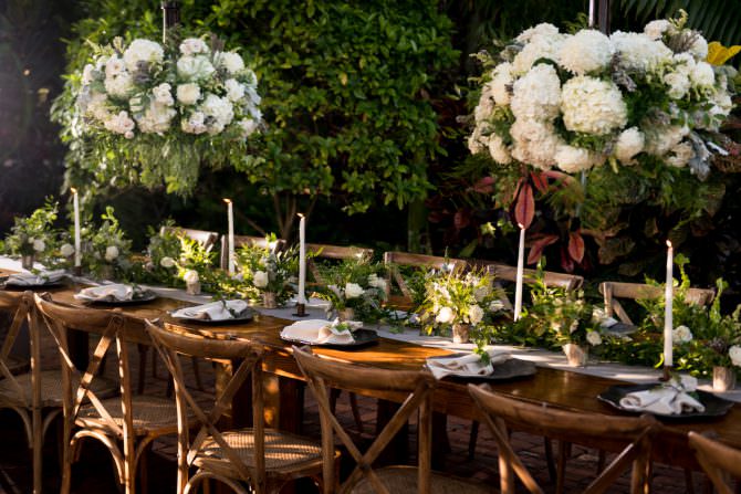 Luxe Green and White Garden Wedding Inspiration