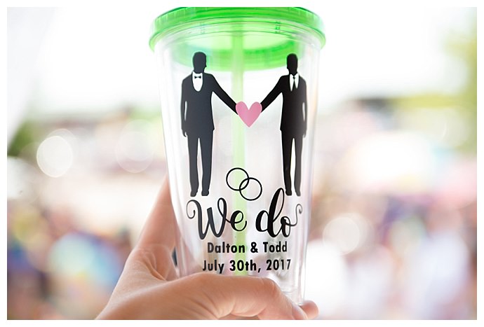 we do personalized wedding tumblers