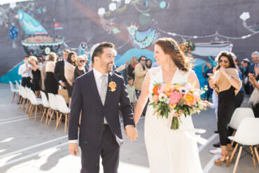 creative colorful wedding