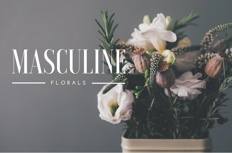 masculine wedding flowers