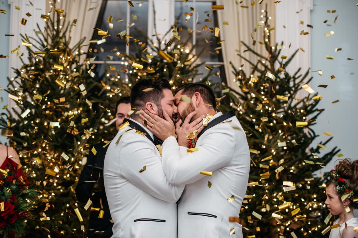 Christmas Gay Wedding