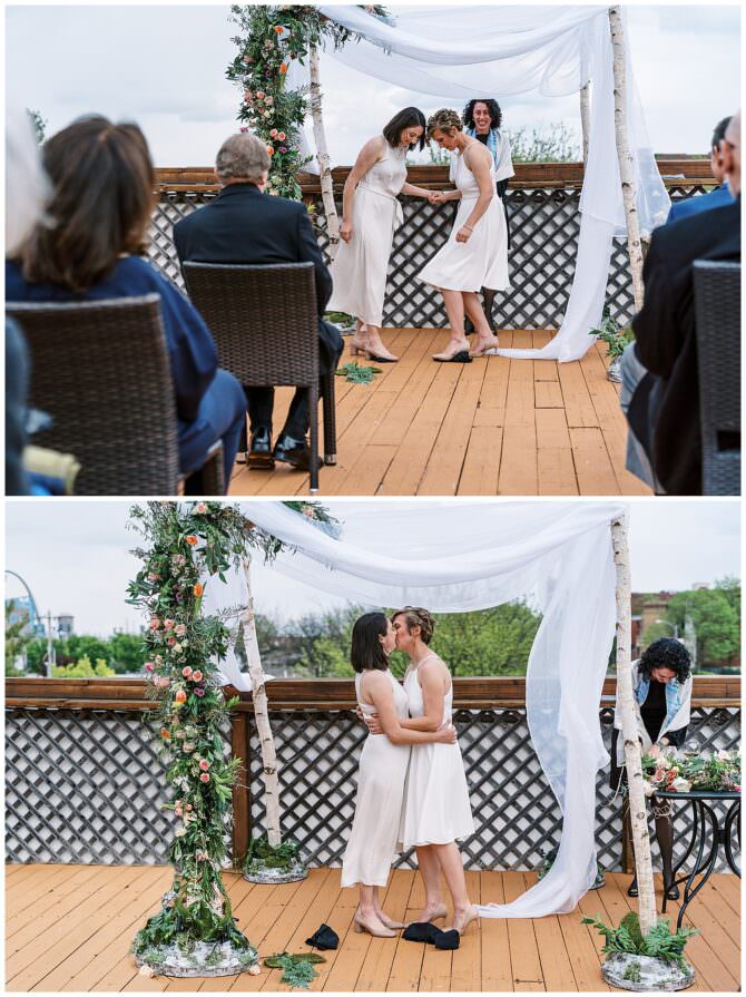St. Louis Rooftop Jewish LGBTQ Wedding