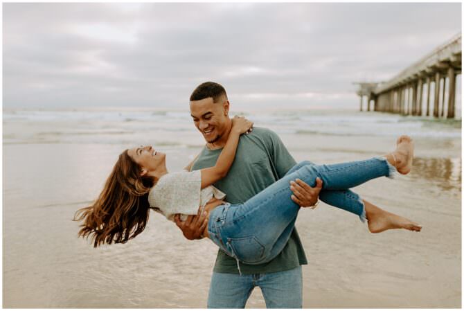 La Jolla Beach Engagement Photography