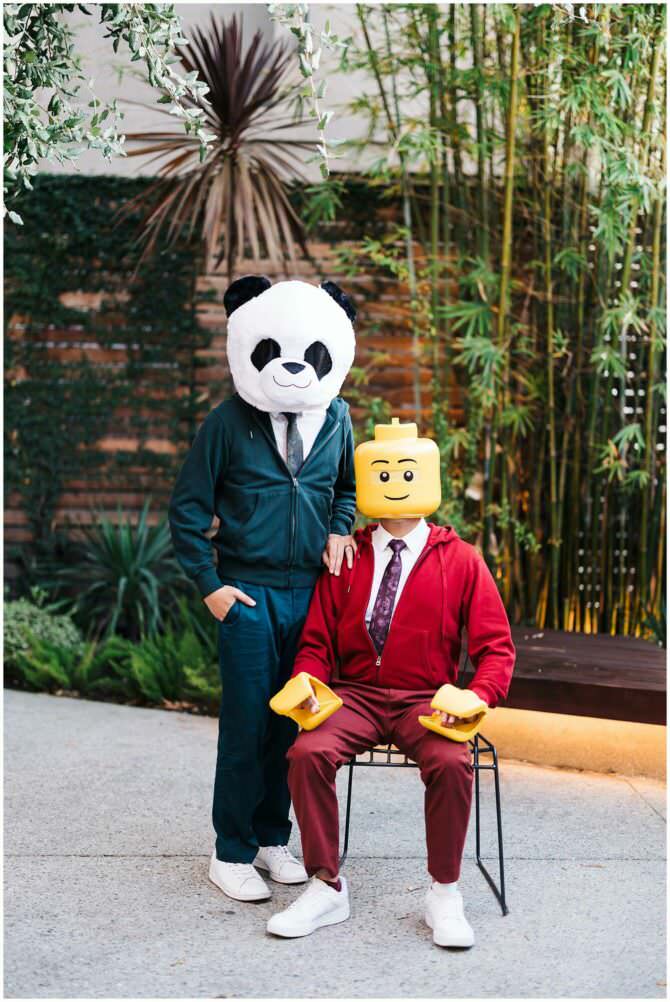Lego and Panda Themed Wedding