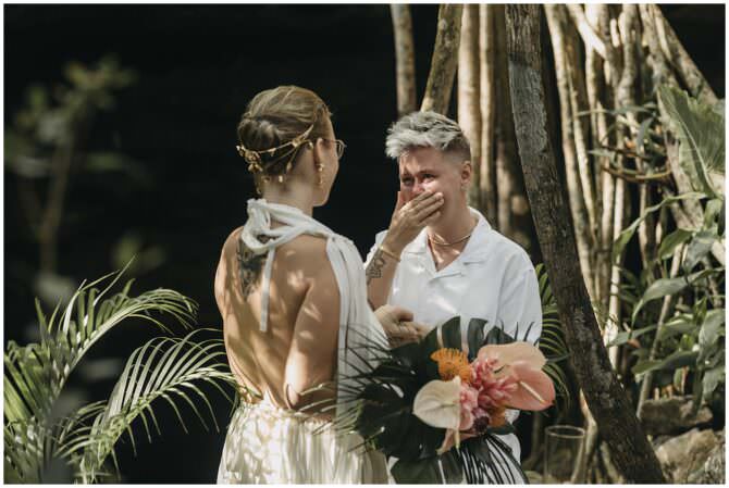Mexican Riviera Lesbian Elopement